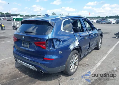 2018 BMW X3 xDrive30I из США, поврежденный, VIN 5UXTR9C53JLC74325